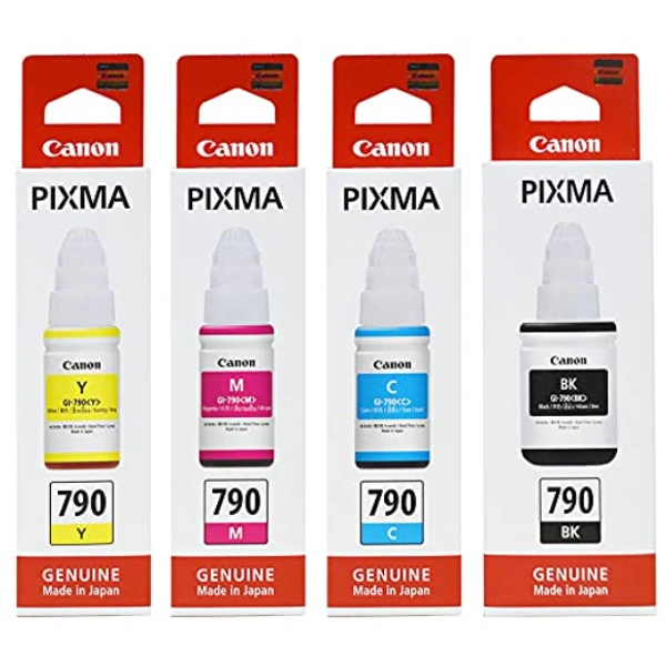 Canon 790 Black + Tri Color Combo Pack Ink Bottle